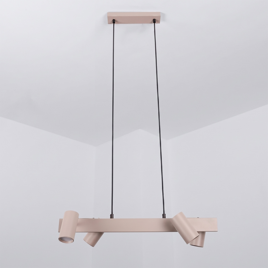 Brilagi - Luster na sajli SELE 4xGU10/30W/230V bež