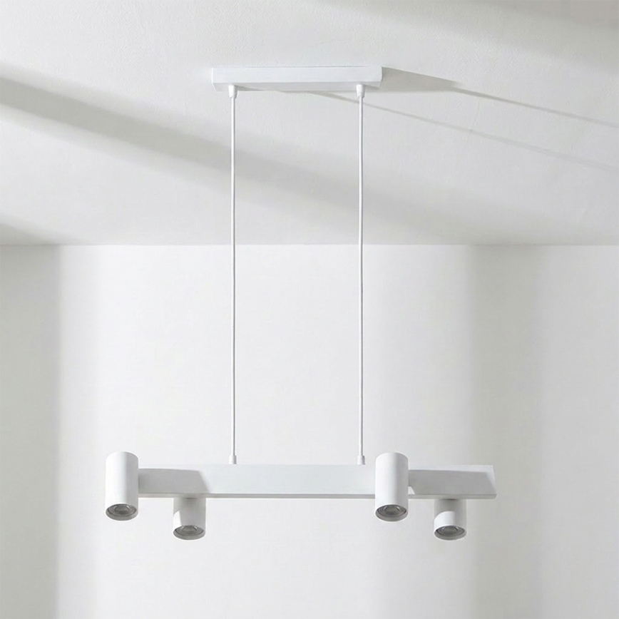 Brilagi - Luster na sajli SELE 4xGU10/30W/230V bijela