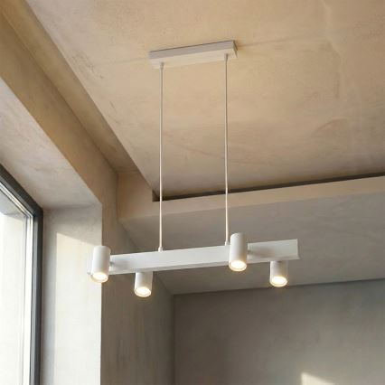 Brilagi - Luster na sajli SELE 4xGU10/30W/230V bijela