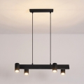 Brilagi - Luster na sajli SELE 4xGU10/30W/230V crna