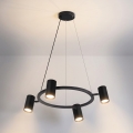 Brilagi - Luster na sajli SELE 4xGU10/30W/230V crna