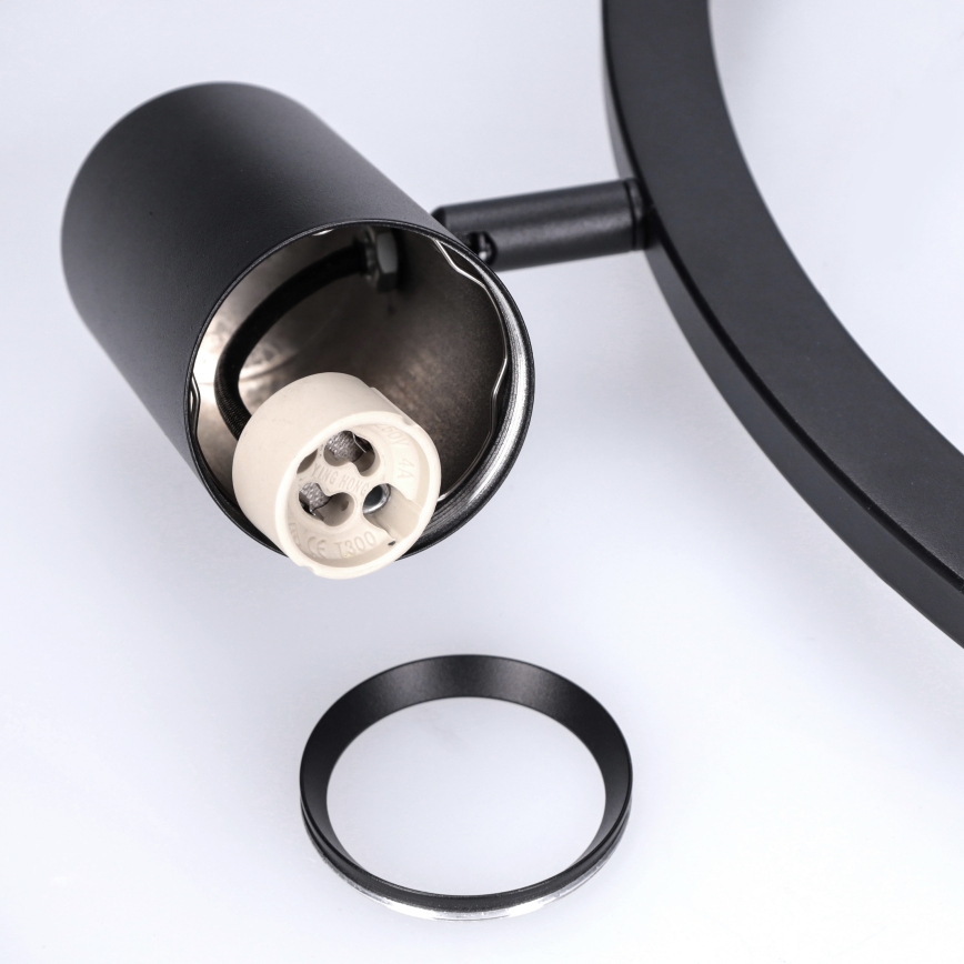 Brilagi - Luster na sajli SELE 4xGU10/30W/230V crna