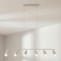 Brilagi - Luster na sajli SELE 6xGU10/30W/230V bijela