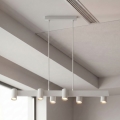 Brilagi - Luster na sajli SELE 6xGU10/30W/230V bijela