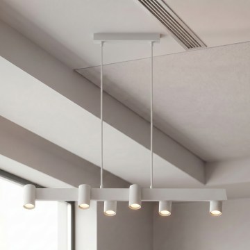 Brilagi - Luster na sajli SELE 6xGU10/30W/230V bijela