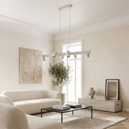 Brilagi - Luster na sajli SELE 6xGU10/30W/230V bijela