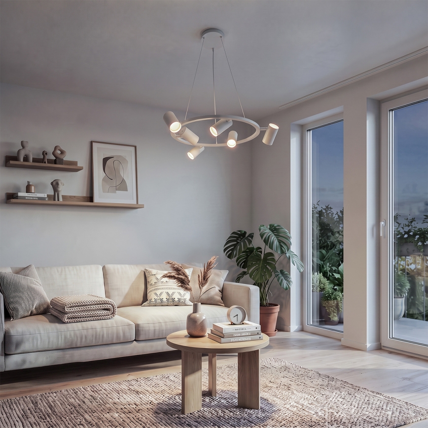 BRILAGI - Luster na sajli SELE 6xGU10/30W/230V bijeli