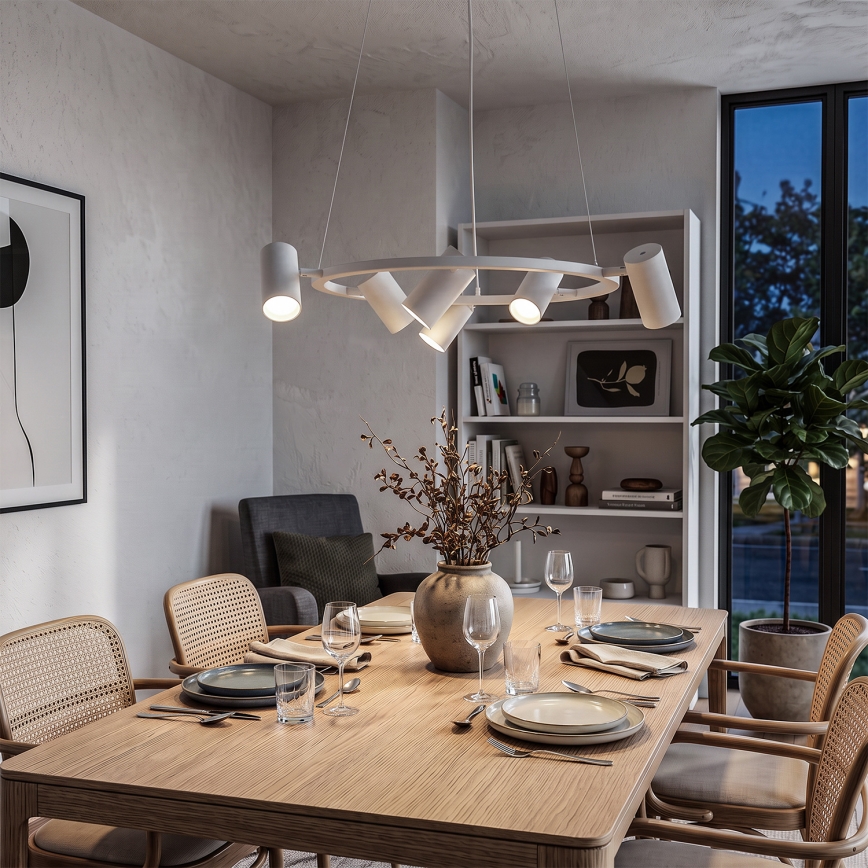 BRILAGI - Luster na sajli SELE 6xGU10/30W/230V bijeli