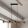 Brilagi - Luster na sajli SELE 6xGU10/30W/230V crna/dekor hrasta