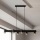 Brilagi - Luster na sajli SELE 6xGU10/30W/230V crna