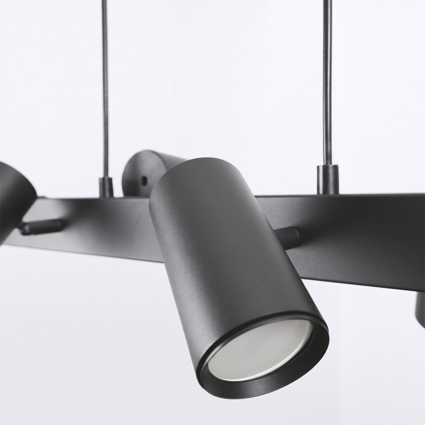 Brilagi - Luster na sajli SELE 6xGU10/30W/230V crna