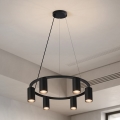 Brilagi - Luster na sajli SELE 6xGU10/30W/230V crni