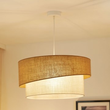 Brilagi - Luster na sajli SHINE 1xE27/15W/230V pr. 50 cm bež/krem