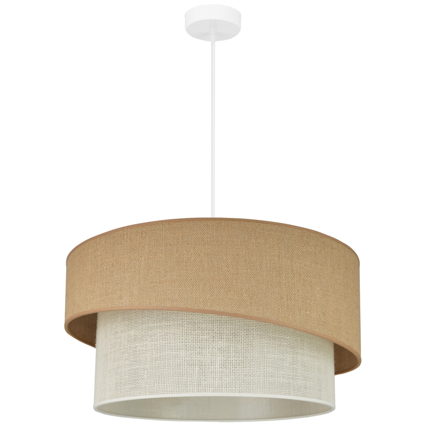 Brilagi - Luster na sajli SHINE 1xE27/15W/230V pr. 50 cm bež/krem