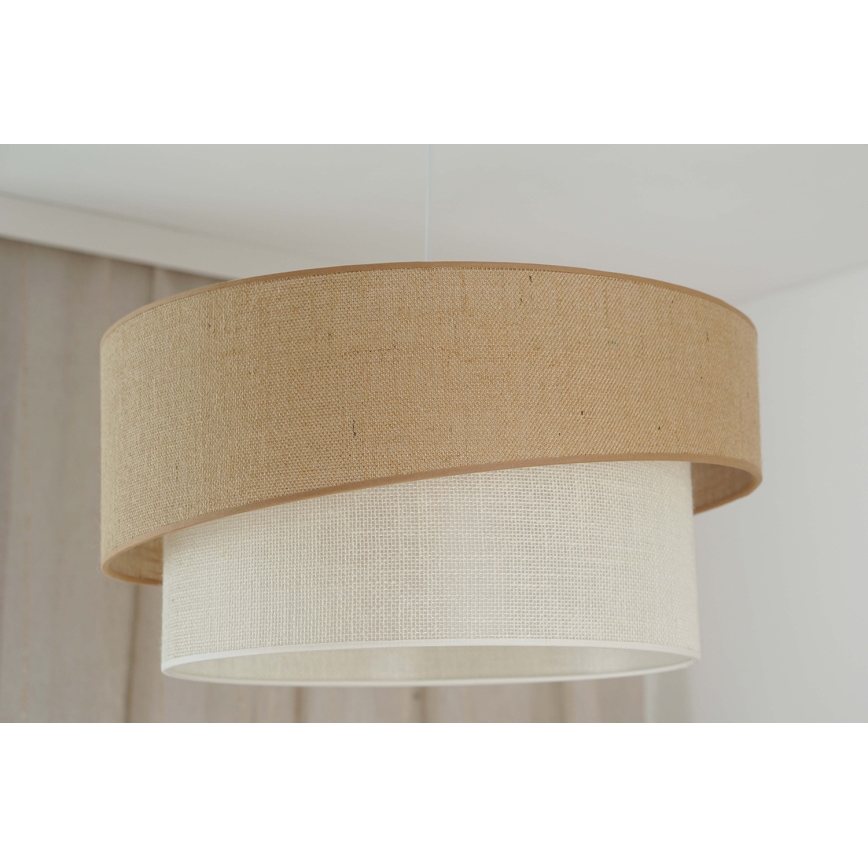 Brilagi - Luster na sajli SHINE 1xE27/15W/230V pr. 50 cm bež/krem