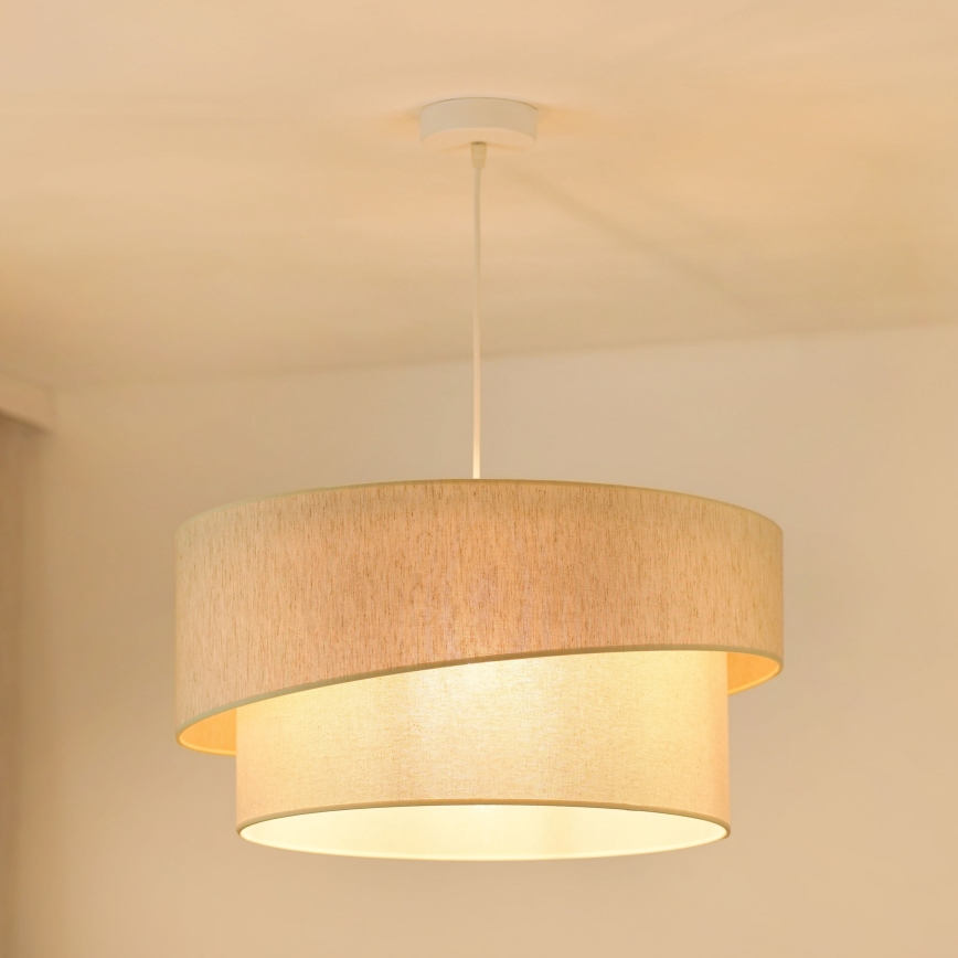 Brilagi - Luster na sajli SHINE 1xE27/15W/230V pr. 50 cm krem
