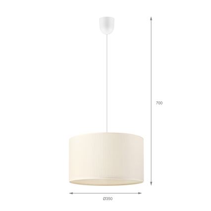Brilagi - Luster na sajli SIRIJA MODERN 1xE27/60W/230V promjer 35 cm krem