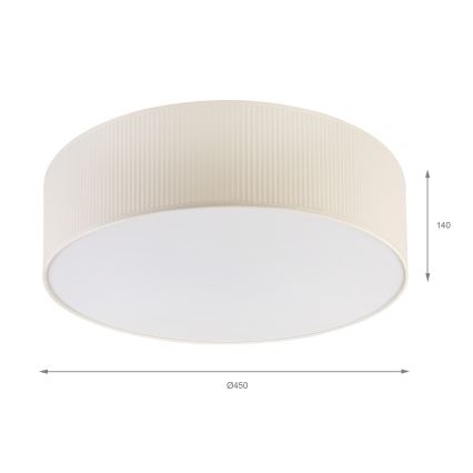 Brilagi - Luster na sajli SIRIJA MODERN 1xE27/60W/230V Ø 35 cm bijela