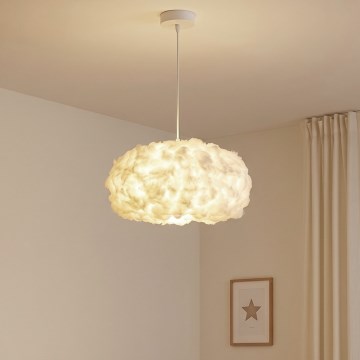 Brilagi - Luster na sajli SOLEAIR 1xE27/60W/230V Ø 45 cm bijela