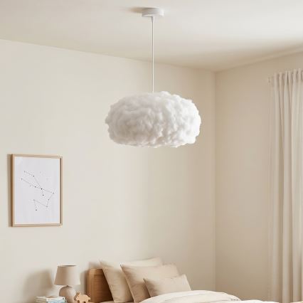Brilagi - Luster na sajli SOLEAIR 1xE27/60W/230V Ø 45 cm bijela