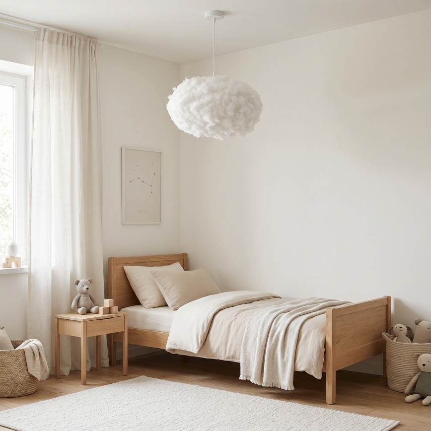 Brilagi - Luster na sajli SOLEAIR 2xE27/40W/230V bijela
