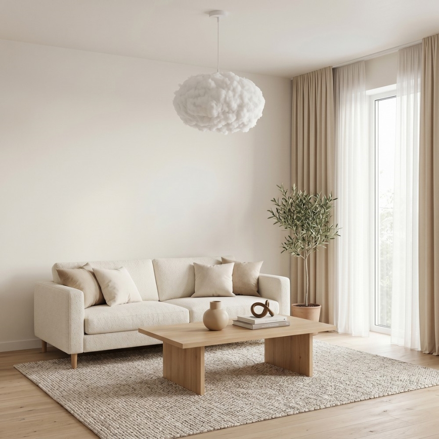Brilagi - Luster na sajli SOLEAIR 2xE27/40W/230V bijela