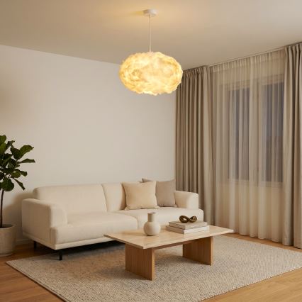 Brilagi - Luster na sajli SOLEAIR 2xE27/40W/230V bijela