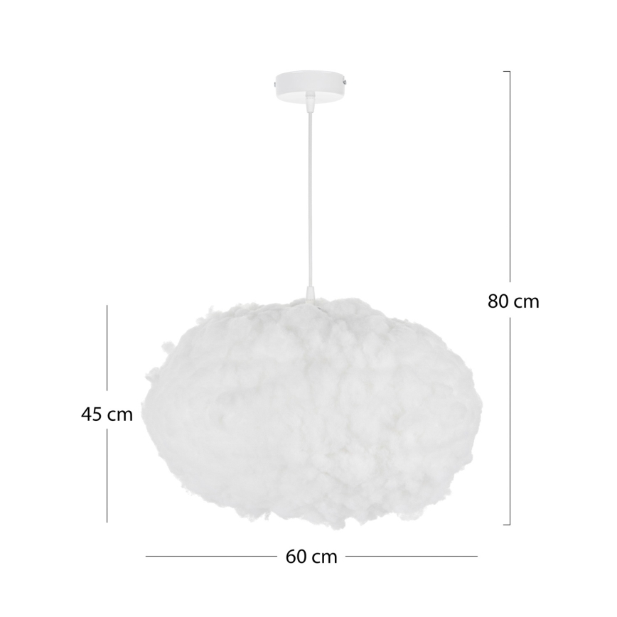 Brilagi - Luster na sajli SOLEAIR 2xE27/40W/230V bijela