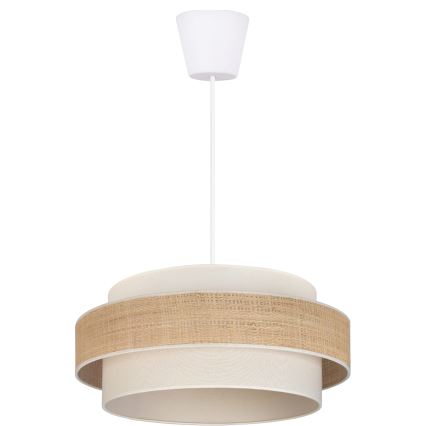 Brilagi - Luster na sajli SPACE 1xE27/60W/230V Ø 40 cm bež/krem