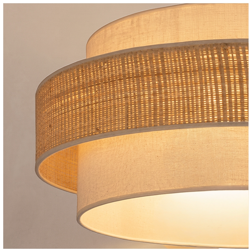 Brilagi - Luster na sajli SPACE 1xE27/60W/230V Ø 40 cm bež/krem