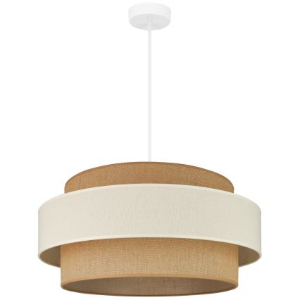 Brilagi - Luster na sajli SPACE LIGHT 1xE27/15W/230V pr. 50 cm bež/krem