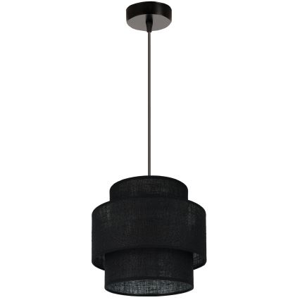 Brilagi - Luster na sajli SPACE YUTE 1xE27/15W/230V pr. 25 cm crna
