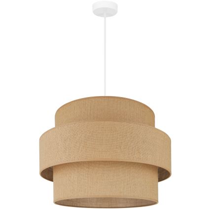 Brilagi - Luster na sajli SPACE YUTE 1xE27/15W/230V pr. 50 cm bež/bijela
