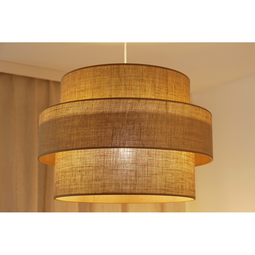 Brilagi - Luster na sajli SPACE YUTE 1xE27/15W/230V pr. 50 cm bež/bijela