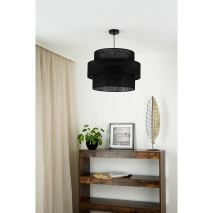 Brilagi - Luster na sajli SPACE YUTE 1xE27/15W/230V pr. 50 cm crna