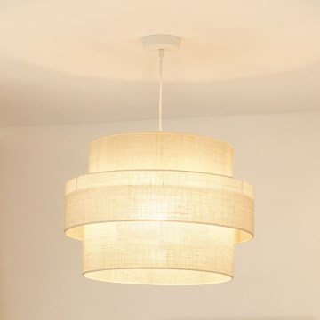 Brilagi - Luster na sajli SPACE YUTE 1xE27/15W/230V pr. 50 cm krem/bijela