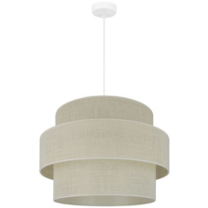 Brilagi - Luster na sajli SPACE YUTE 1xE27/15W/230V pr. 50 cm krem/bijela