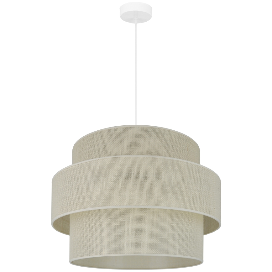 Brilagi - Luster na sajli SPACE YUTE 1xE27/15W/230V pr. 50 cm krem/bijela