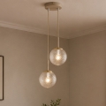 BRILAGI - Luster na sajli STELLA 2xE27/60W/230V bež/zlatna
