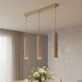 BRILAGI - Luster na sajli TUBE 3xGU10/15W/230V bež/zlatna