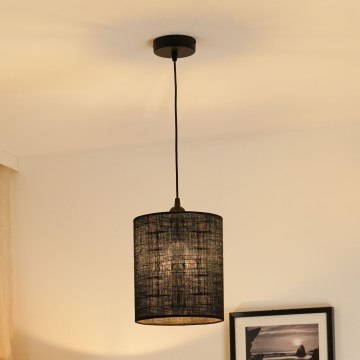 Brilagi - Luster na sajli TUBES 1xE27/15W/230V pr. 20 cm crna