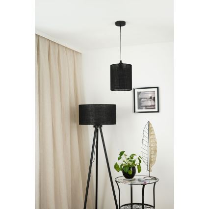 Brilagi - Luster na sajli TUBES 1xE27/15W/230V pr. 20 cm crna