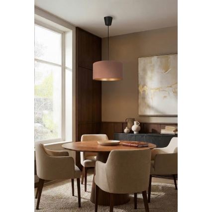 BRILAGI - Luster na sajli VELVET 1xE27/60W/230V Ø 40 cm bež/zlatna