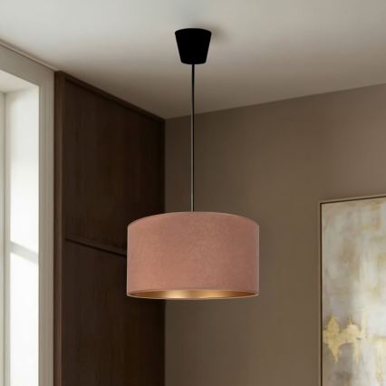 BRILAGI - Luster na sajli VELVET 1xE27/60W/230V Ø 40 cm bež/zlatna