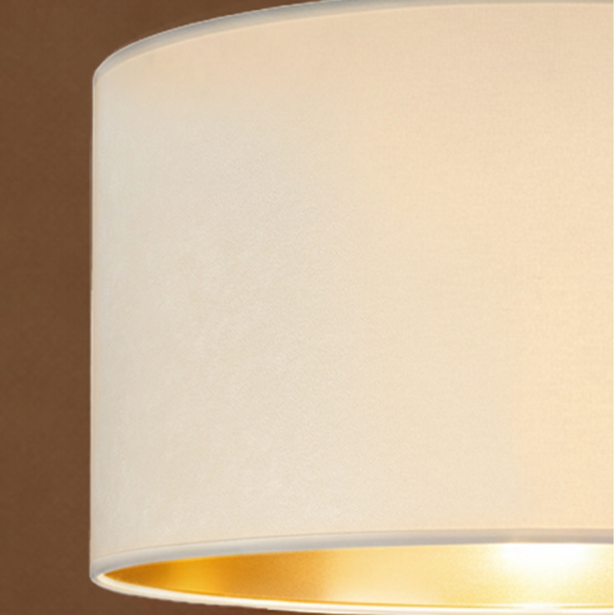 Brilagi - Luster na sajli VELVET 1xE27/60W/230V Ø 40 cm kremasta/zlatna
