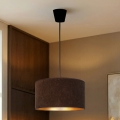 Brilagi - Luster na sajli VELVET 1xE27/60W/230V Ø 40 cm smeđa/zlatna