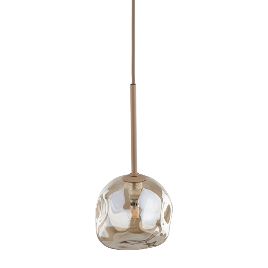 Brilagi - Luster na sajli VULCANO 1xG9/8W/230V bež/zadimljena bež