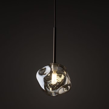 Brilagi - Luster na sajli VULCANO 1xG9/8W/230V brončana/dimna bež