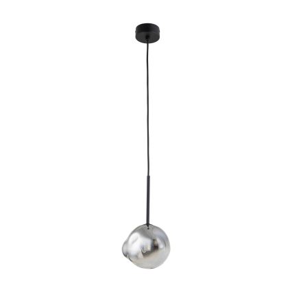 Brilagi - Luster na sajli VULCANO 1xG9/8W/230V crna/zadimljena crna