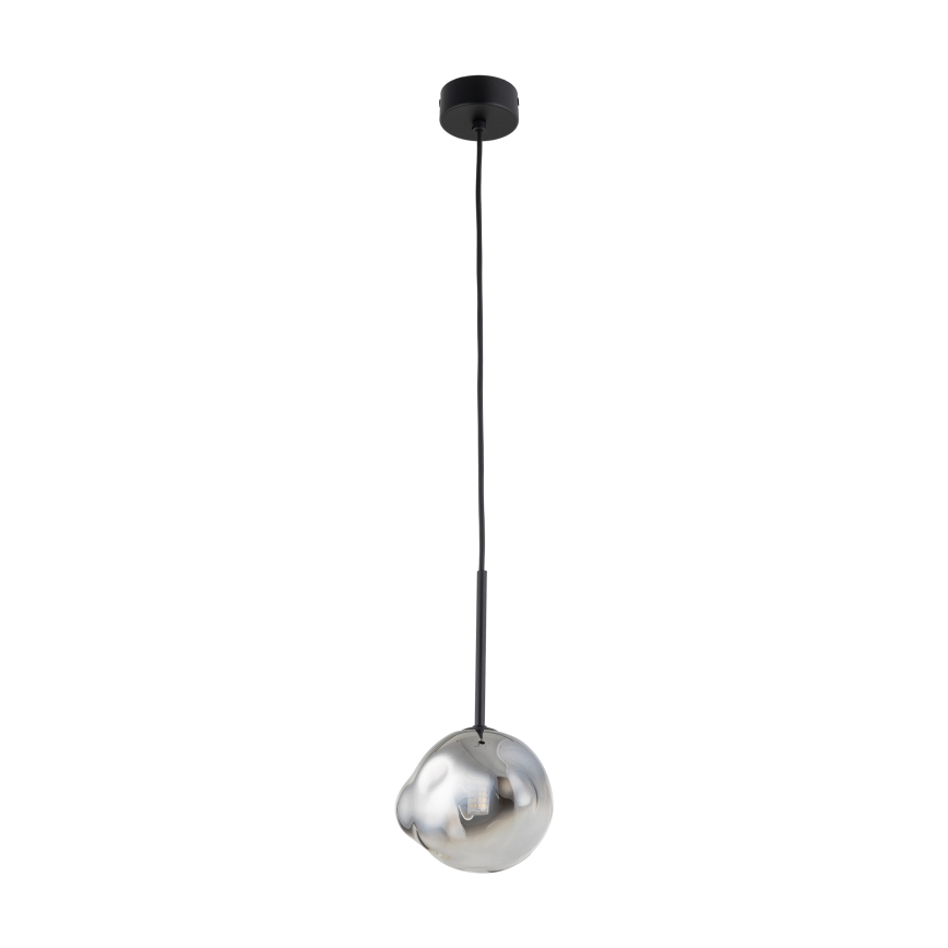 Brilagi - Luster na sajli VULCANO 1xG9/8W/230V crna/zadimljena crna